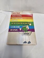 1984 Radio Shack Tandy Getting Started with Extended Color Basic Software Manual picture
