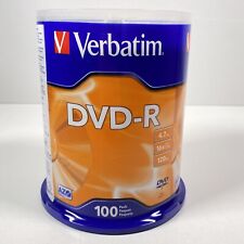 Verbatim 95102 4.7GB DVD-R 100 Count Spindle New picture