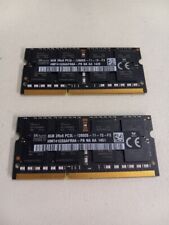 Lot 2 Apple SK Hynix 8GB PC3L-12800S DDR3 SO-DIMM Memory RAM HMT41GS6AFR8A-PB picture