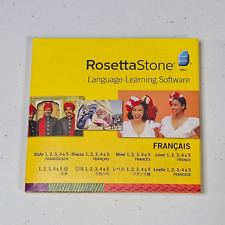 Rosetta Stone V4 French Level 1-5 Set for PC CD ROM picture