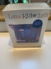 LOTUS 1-2-3 Release 2.2 Brand New Sealed Spreadsheet Software Vintage Rare 5.25 picture