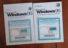 Introducing Microsoft Windows 95 booklet manuals lot of 2 picture