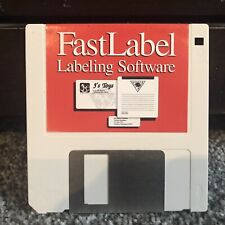 Vintage- Fast Label Labeling Software -  Vertical Solutions -Apple Macintosh Mac picture
