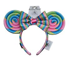 2024 Disney Parks Minnie Mouse Eats Lollipop Ear Headband picture
