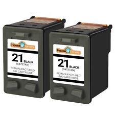2 PACK for HP 21 Black Ink Cartridges for Deskjet Officejet FAX PSC Series picture