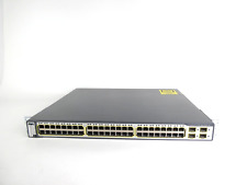 Cisco Catalyst 3750 WS-C3750-48PS-S v06 48-Port PoE Fast Ethernet Network Switch picture