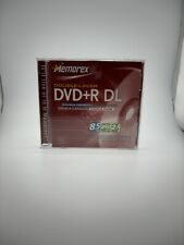 Memorex 2.4x 8.5 GB Double Layer DVD+R DL 2 Pack New Sealed picture