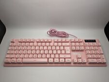 NPET K10 Pink USB 2.0 Wired Rainbow Backlit Gaming Keyboard (Free Shipping) picture