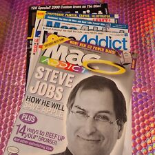 Mac Addict Magazine Lot 1998 2000 2002 Steve Jobs Apple iPod Vintage Ad Ephemera picture