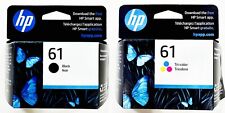HP #61 2pack Combo Ink Cartridges 61 Black and Color NEW GENUINE picture