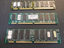 168-pin SDRAMs, 3 sticks, 1- PC100 64MB, 2- PC66 32MB.  picture