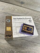 Vintage Intel Pentium Pro 180MHz (BOXBP80521-180) New w/Box- 180MHZ 256K  04/97 picture