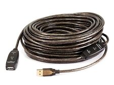 Monoprice USB-A to USB-A Female 2.0 Extension Cable - 82 Feet - Black | 26/22AWG picture