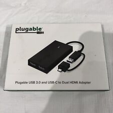 Plugable USB 3.0 or USB C to HDMI Adapter for Dual Monitors, Mac and Windows picture