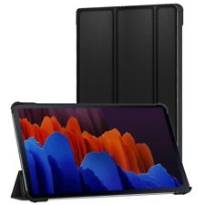 Premium Real Protective Leather Flip Cover for Samsung Galaxy Tab S7+ 12.4