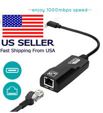 USB-C 3.1 Gigabit Ethernet LAN RJ45 1000Mbps Network Adapter for PC Mac US SHIP picture