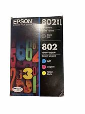 Epson T802XL-BCS DURABrite Ultra Black High Capacity Color Combo Expires 6/23 picture