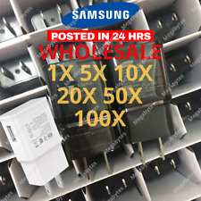 100X Lot Fast Wall Charger USB Power Adapter Head For Samsung Google Galaxy S21 picture