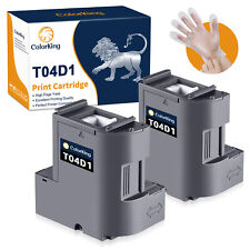 2x T04D1 T04D100 Genuine Maintenance Box for Epson EcoTank ET-15000 Printer picture