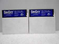 1989 SIM CITY The City Simulator PC Game Disk 1 & 2 ~ IBM/TANDY MAXIS Video Game picture
