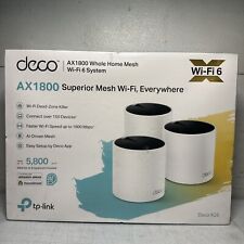 TP-Link Deco X25 AX1800 Dual-Band Whole Home Mesh Wi-Fi 6 System - Brand New picture