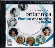Encyclopedia Britannica Women Who Changed The World Pc New XP 300 Women Videos picture