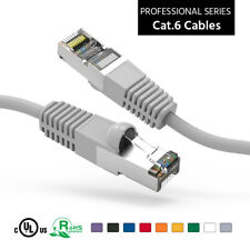 1'Ft lot 10 - 5 - 1 10G Cat6 Network Ethernet SSTP Shielded Patch Cable Copper picture