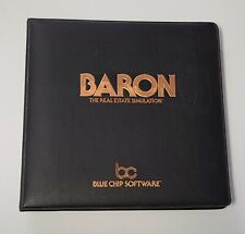 Baron The Real Estate Simulator Blue Chip Software IBM PC 1984. Vintage. Rare.  picture