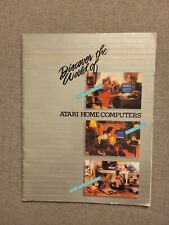 Vintage Catalog Discover the World of Atari Home Computer Retro Gaming 1982 picture