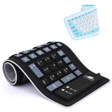 Portable Silent Foldable Silicone Keyboard USB Wired Flexible Soft Waterproof picture