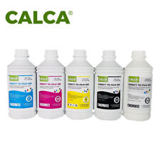 US-Stock CALCA DTF Ink for Epson Printheads Bottle of 1L, Water-based CMYKWH picture