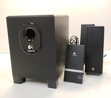 Logitech X-240 4-piece computer sound system TESTED/WORKING picture
