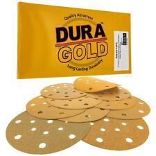 Dura-Gold Premium 60, 80, 100,120,180,220,320,400,600,1000 Grit 6 Gold Sandpaper picture