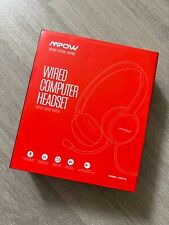 MPOW USB Wired Computer Headset - Noise Reduction, USB PA071A brand new picture