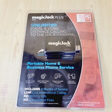 NEW/Sealed MAGIC JACK PLUS  Free Local Long Distance Telephone Unit Power Supply picture