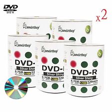 1000 Pack Grade A+ Smartbuy 16X DVD-R 4.7GB Shiny Silver Top Blank Record Disc picture