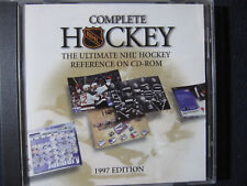 Complete NHL Hockey Reference CD ROM 1997 Edition PC picture