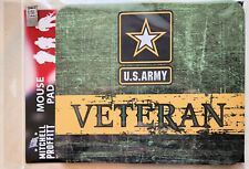 US ARMY VETERAN NEOPRENE MOUSE PAD - MADE IN USA picture