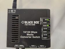 BLACK BOX 724-746-5500  10/100 MBPS MEDIA CONVERTER SWITCH picture