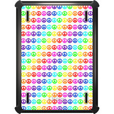 OtterBox Defender for iPad Pro / Air / Mini - White Rainbow Peace Signs picture