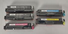 SET of 5 Toner Cartridges HP 202A CF500A  2X Black And 1X Cyan Yellow Magenta  picture