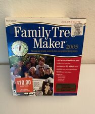 Family Tree Maker 2005 Deluxe Edition PC CD 12th Edition Windows XP Compatible picture