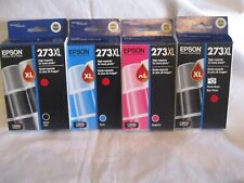 Lot of 4 Epson 273XL High Yield Black, Photo, Cyan, Magenta Printer Ink Expired picture
