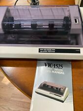 Vintage Commodore VIC-1525 Graphic Printer w/ Manual Powers On picture
