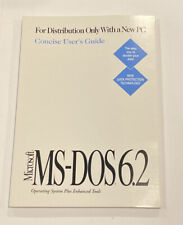 Microsoft MS-DOS 6.2 Operating System Concise User's Guide Original picture