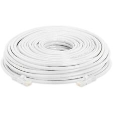 200' FT 200feet CAT6 23 AWG RJ45 Ethernet Network LAN Patch Cable Cord White UTP picture
