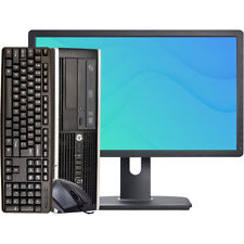 HP Desktop i5 Computer Up To 16GB RAM 1TB HDD/SSD 22in LCD Windows 10 Pro Wi-Fi picture