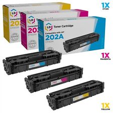 LD  3pk Comp Color Cartridge Set  for HP Toner 202A Cyan Magenta Yellow M254dw picture