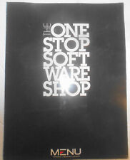MENU - The One Stop Software Shop - original promo brochure, 1988. picture