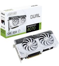 ASUS DUAL GEFORCE RTX 4070 WHITE OC EDITION 12GB GDDR6X PCIE 4.0 picture